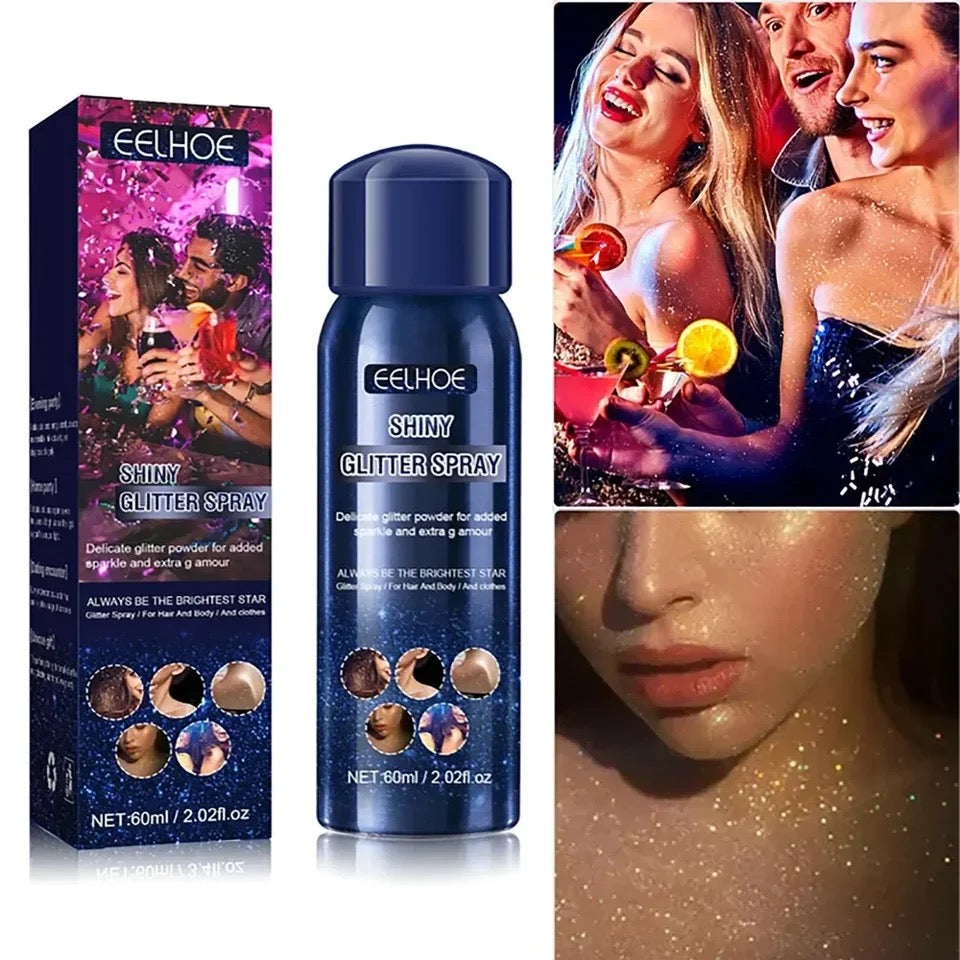 Shiny Glitter Spray Body Glitter Spray, Hair Glitter - Medaid International