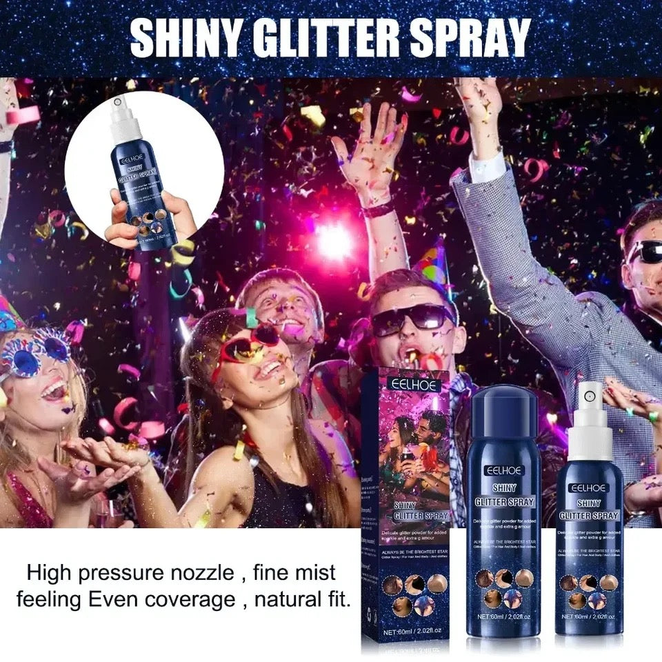 Shiny Glitter Spray Body Glitter Spray, Hair Glitter - Medaid International