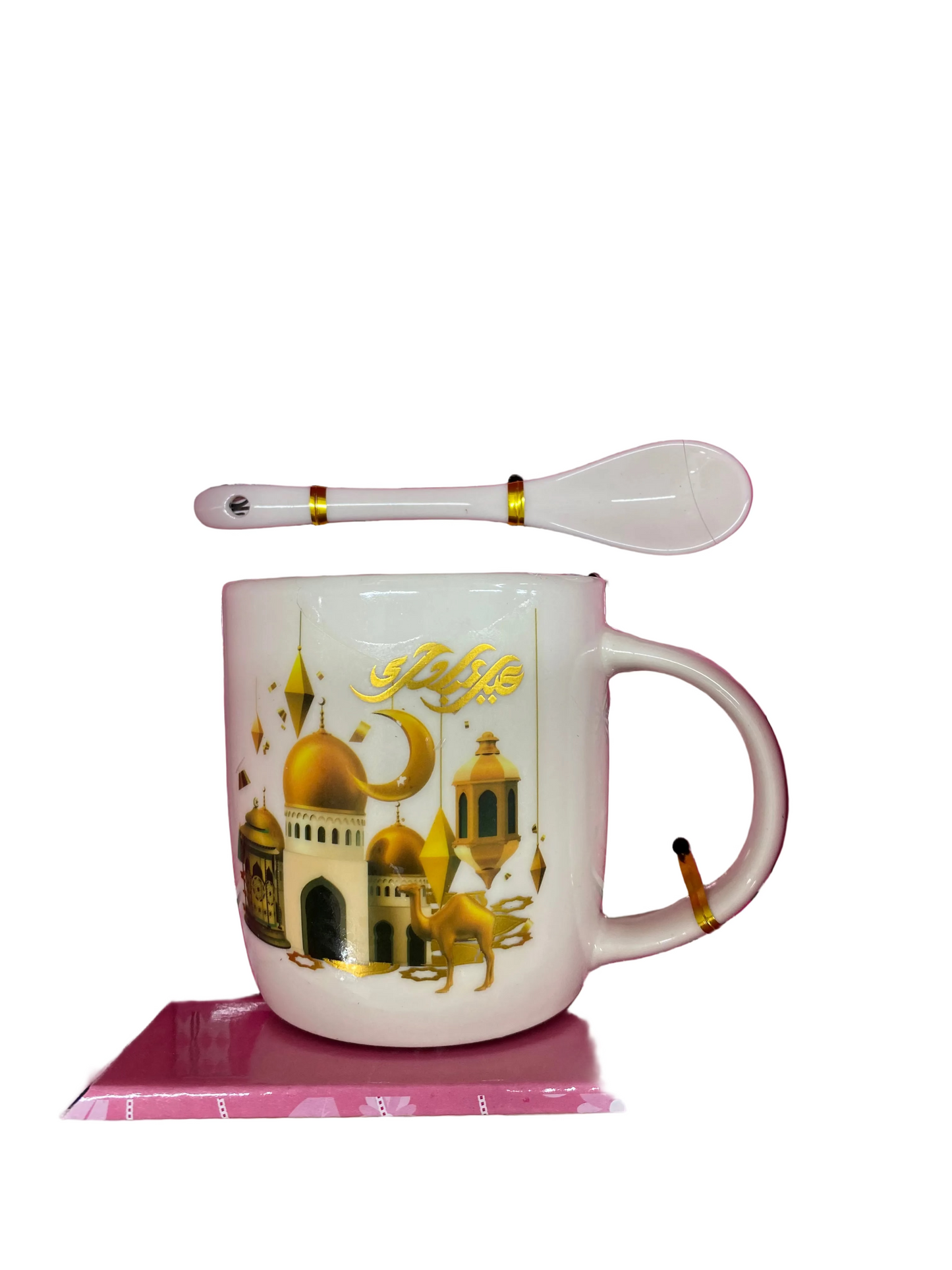 Ramadan  Porcelain Mug With Spoon