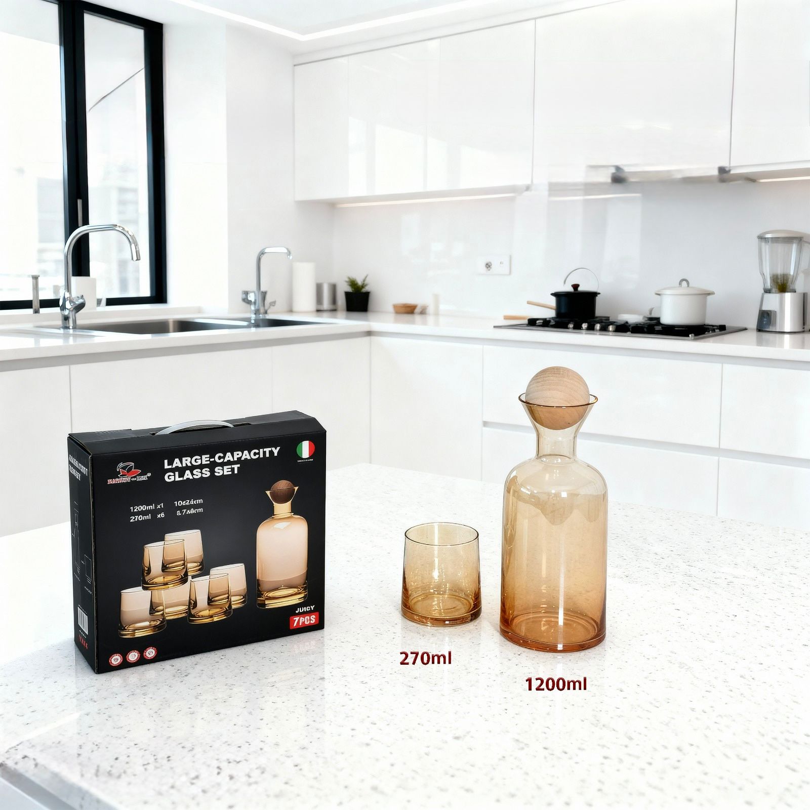 7 Pcs Glass Set