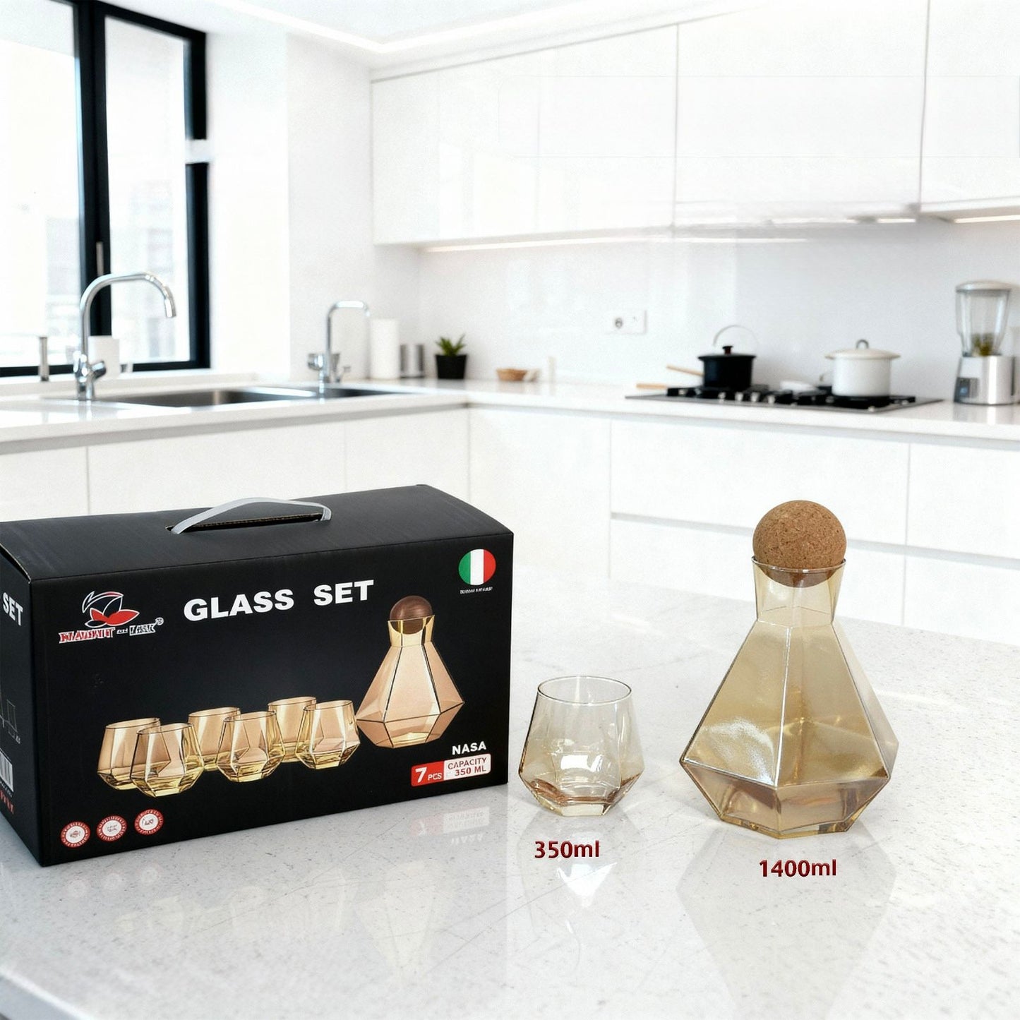 7 Pcs Glass Set