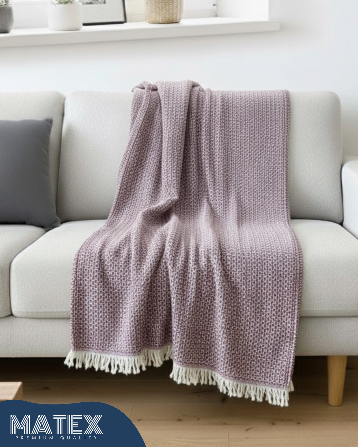 Maison Knit Throw – 100% Cotton