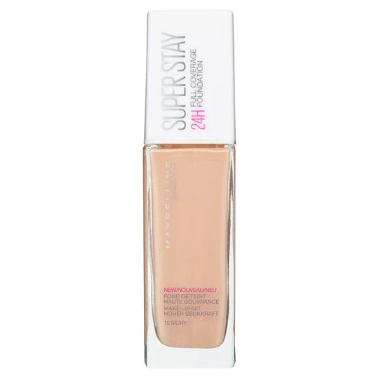 MAYBELLINE SUPERSTAY 24HR FOUNDATION 10 IVORY - Medaid