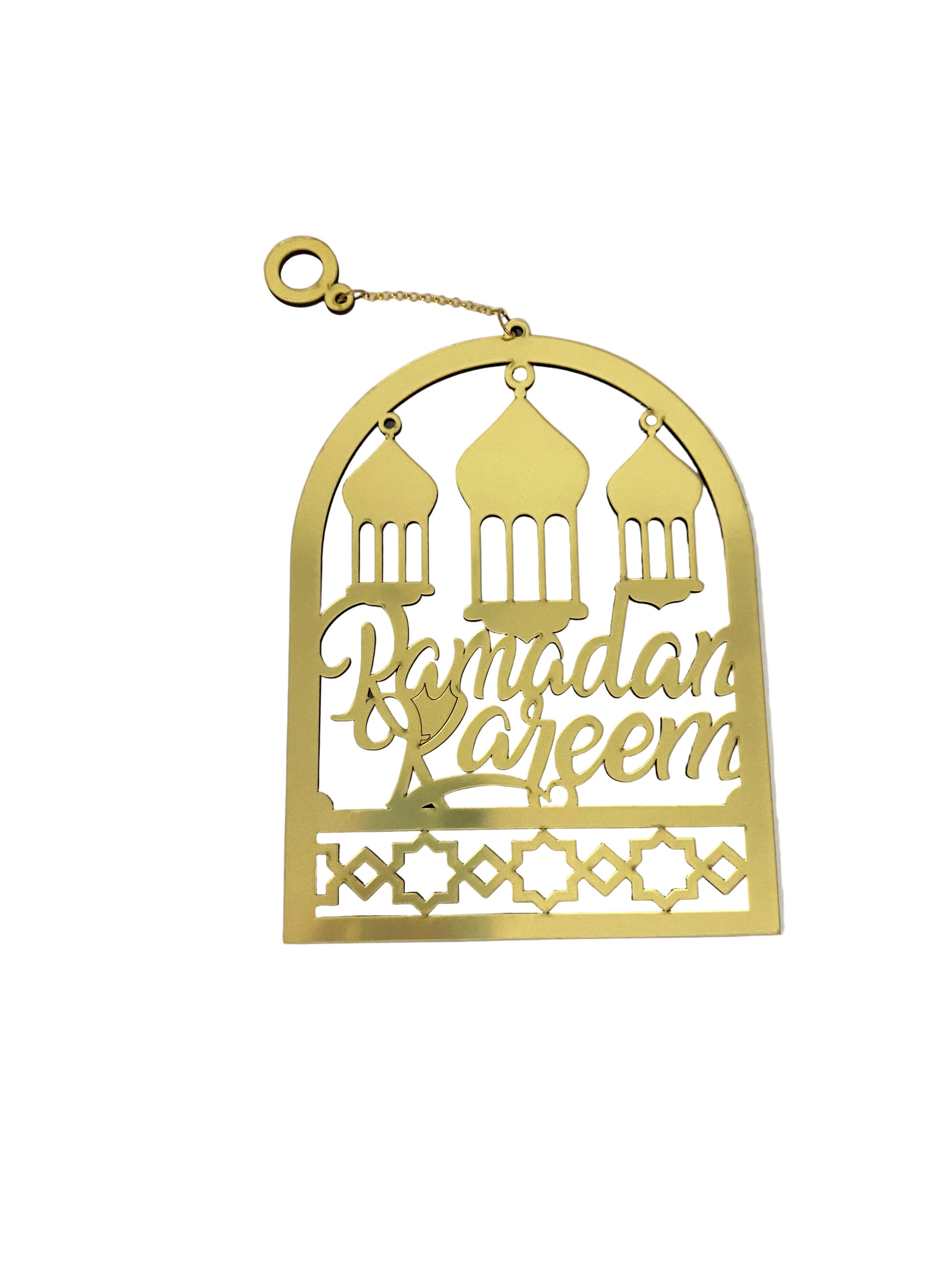 Ramadan Golden Acrylic Hanging Ornament