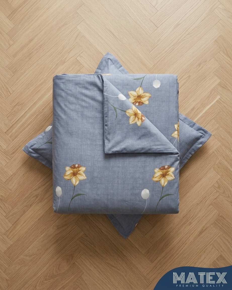 BlueFlower Ultra Premium Full Bed set