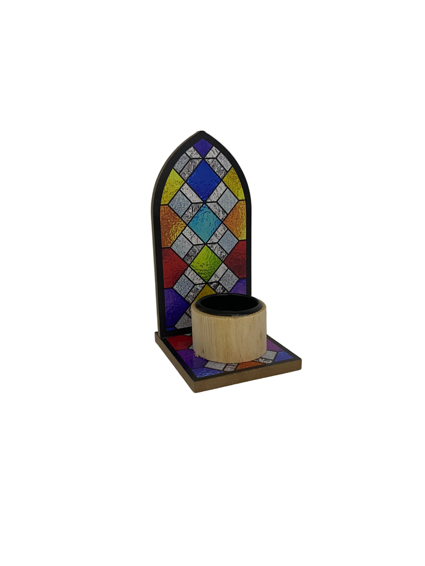 Wood Decorative  Candle Holder