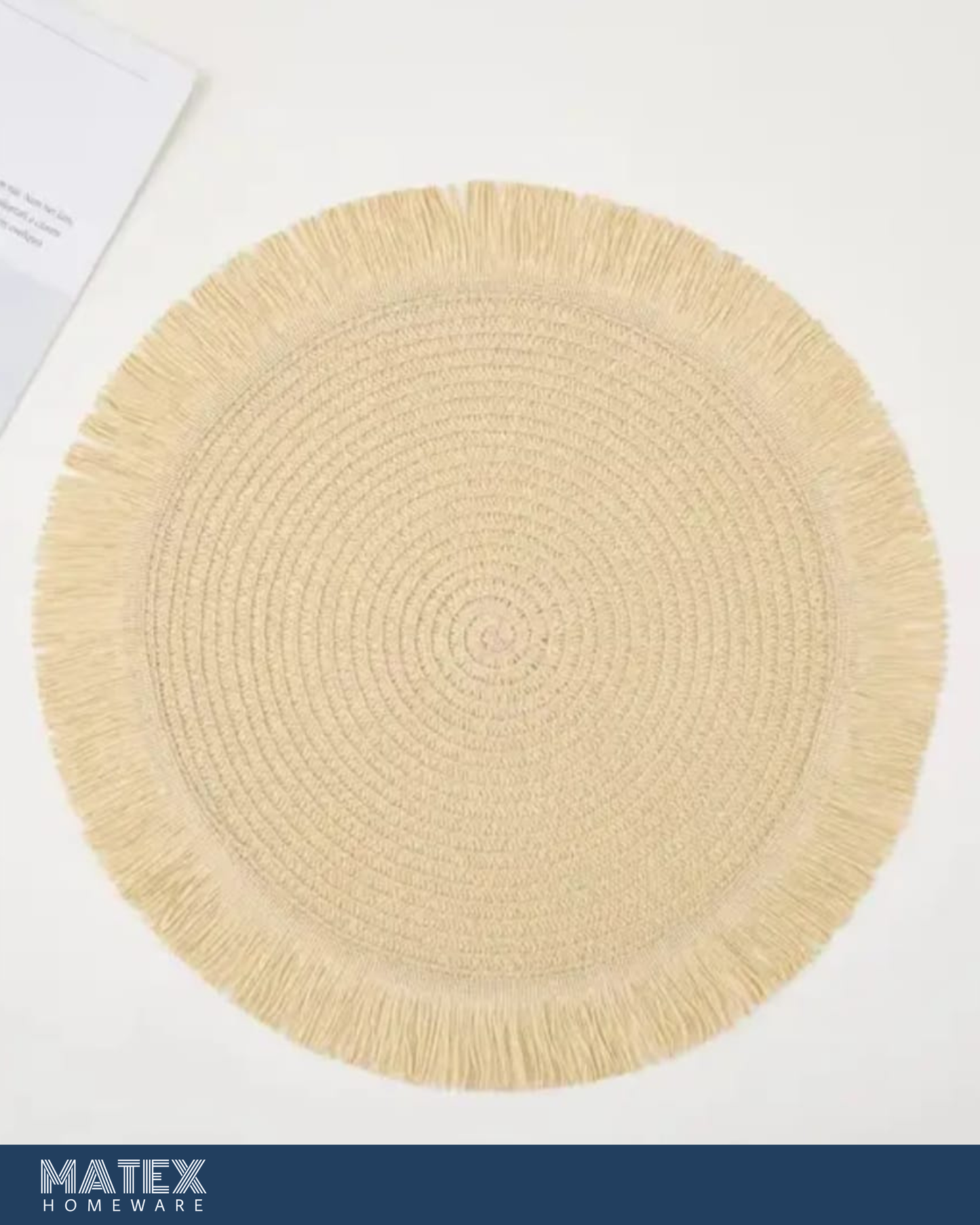 Woven Placemat with Tassel 35cm