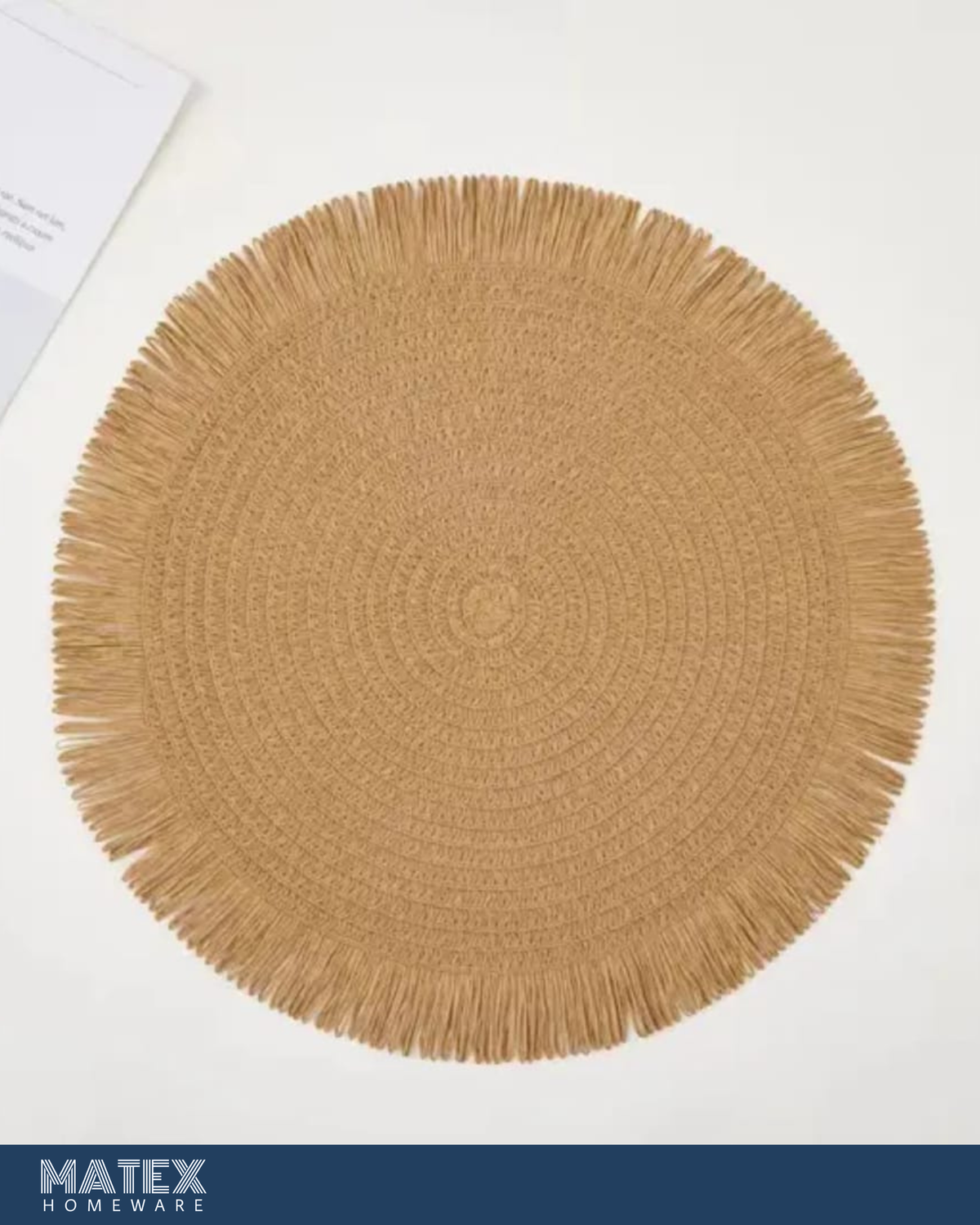 Woven Placemat with Tassel 35cm