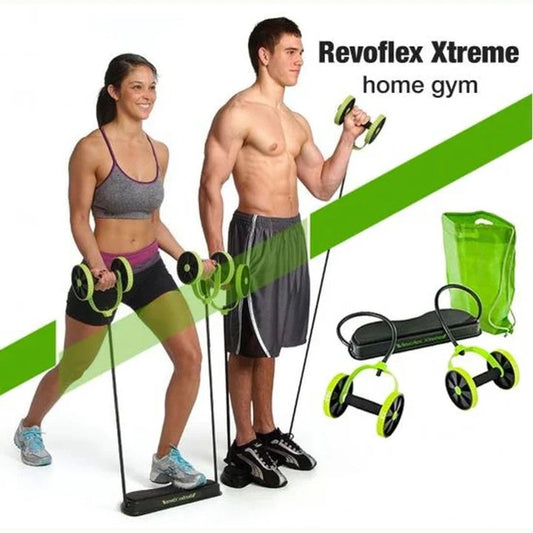 Revoflex Xtreme Abs Abdominal Exercise Wheel Body Strength Training Roller