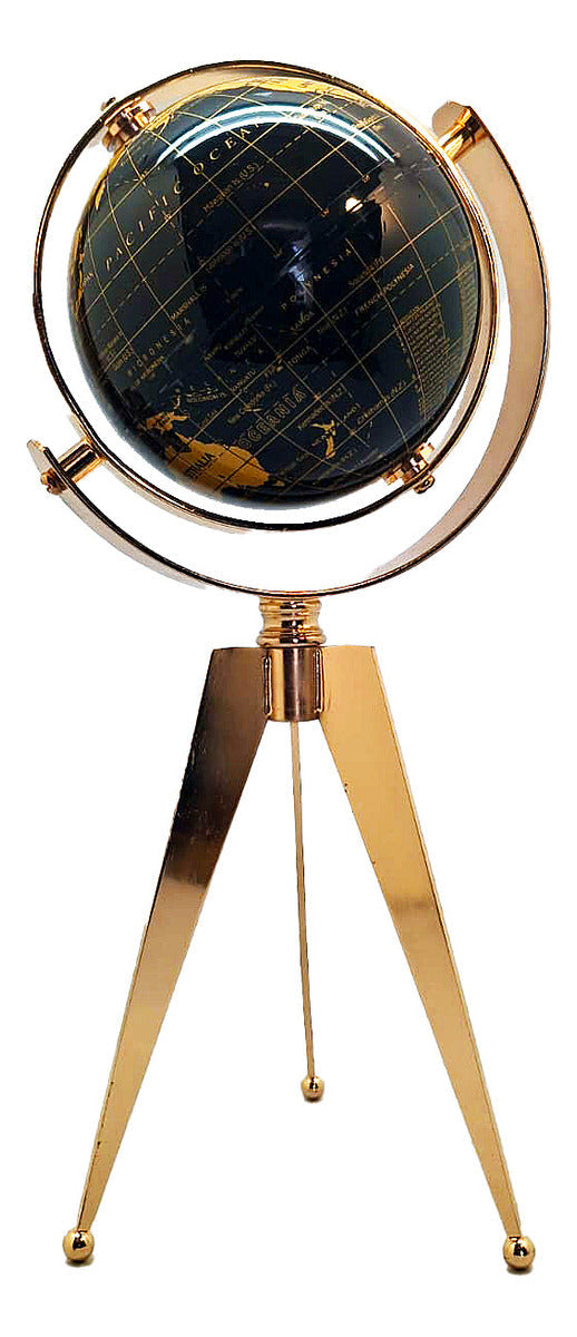 Globe Base with Sophisticated Gold Metal Finish