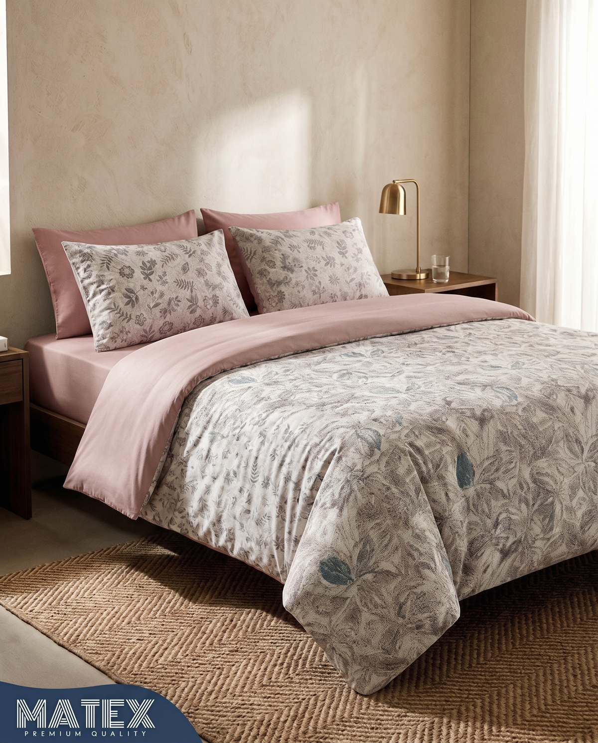 Double Size Woodland Whisper Bed Set (4pcs)