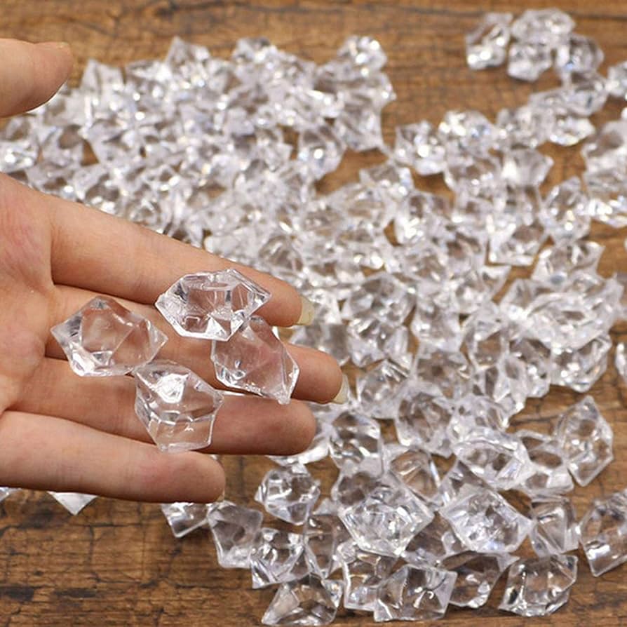 Acrylic Decorative Ice Rocks Cube – 300g