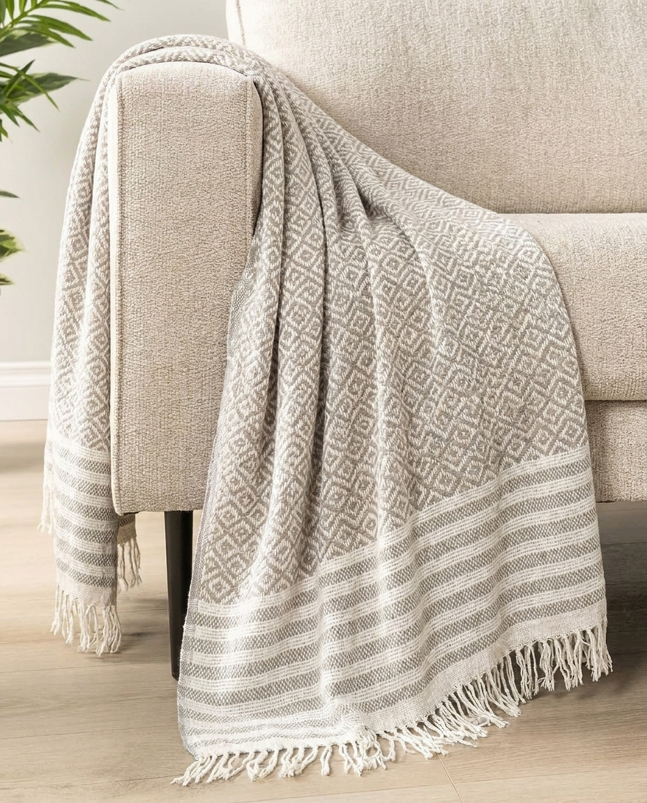 Sand Mosaic Throw Blanket