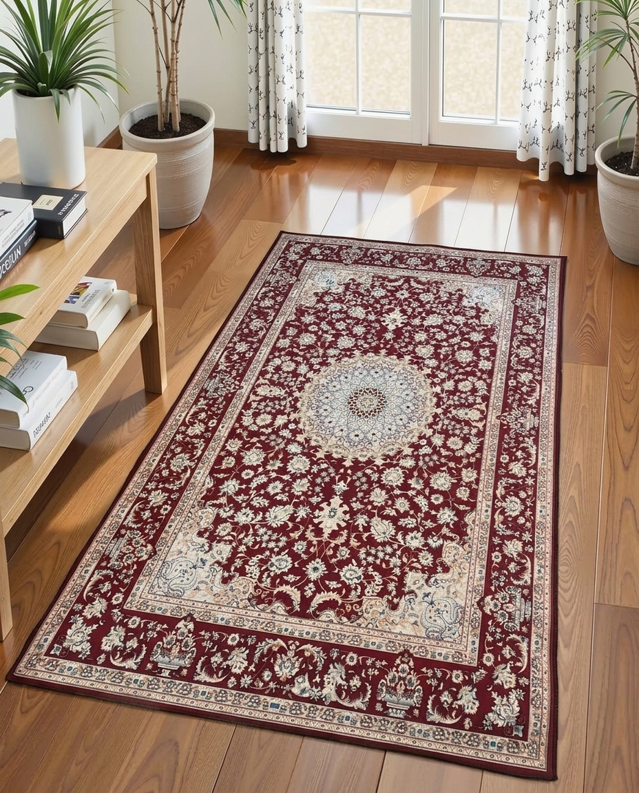 Isfahan Royale Printed Soft Rug 80x150cm