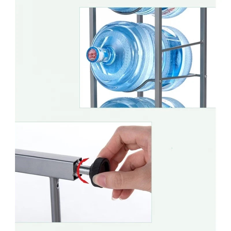 5 Layers Water Cooler Bottle Metal Rack