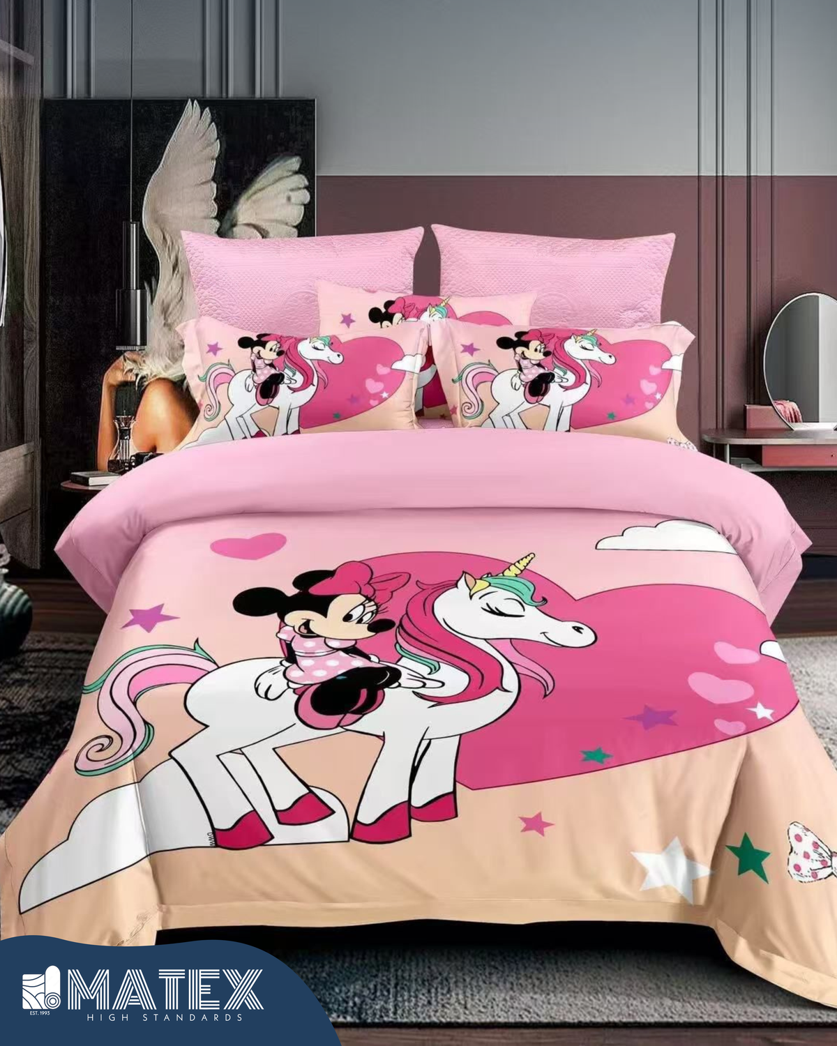 Single size Minnie Bed set 130 GSM (3 pcs)