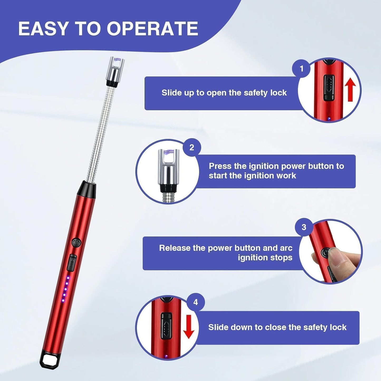 Rechargeable Electric Arc Lighter