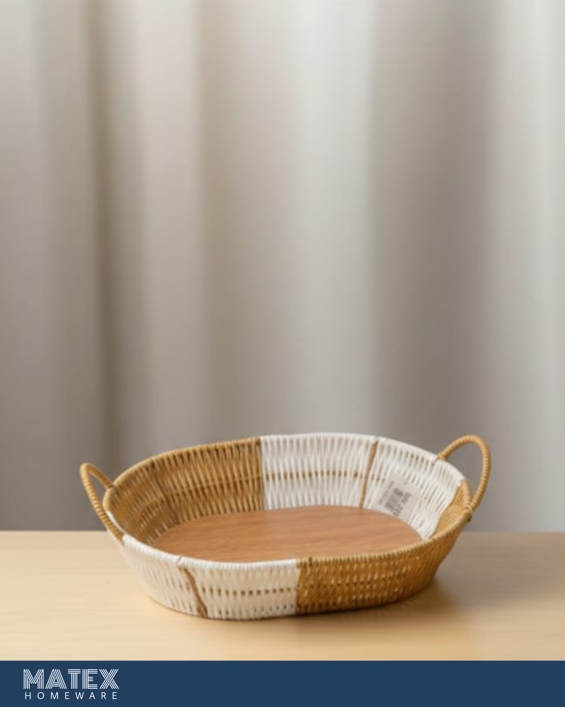 Woven Decor Oval Table Basket