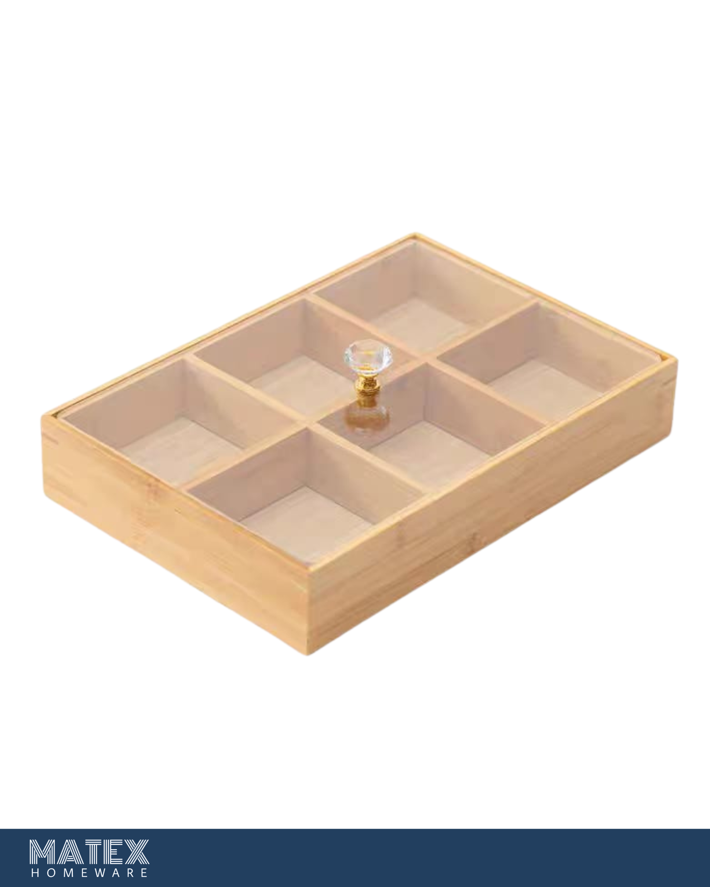 Wooden Bamboo Box Table Decor