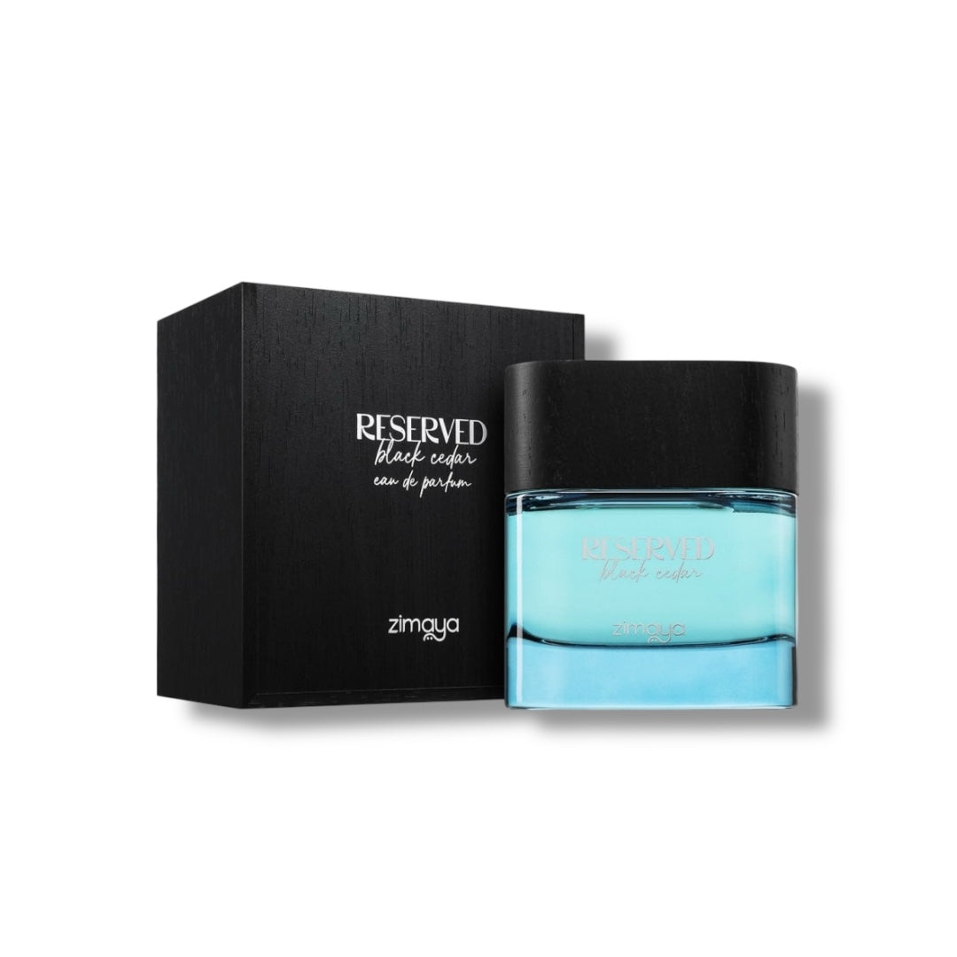 Zimaya RESERVED BLACK CEDAR VAPO 100ML EDP - Medaid International