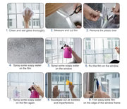 Privacy Window Film Glass Roll Film Sunscreen Glass Sticker Self Adhesive Heat Control 90x100cm Or 50x300cm