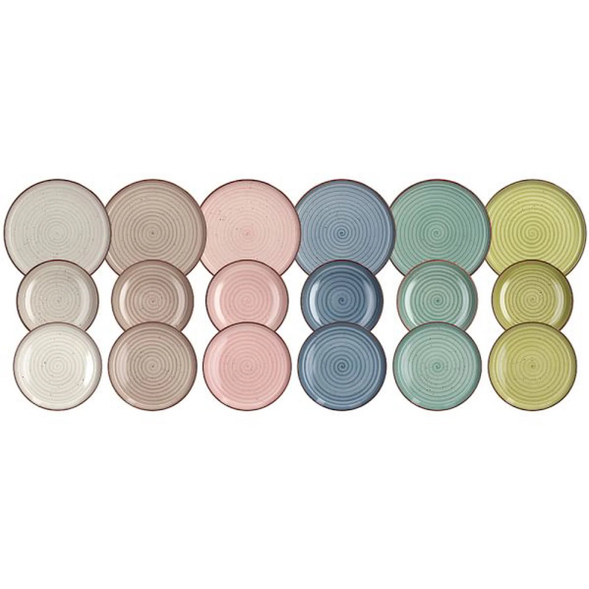 Tognana Urban Pastel Table Set 18pcs
