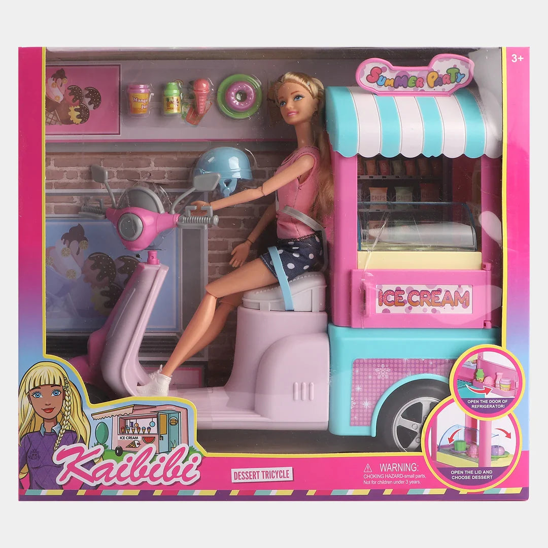 Kaibibi, Doll With Ice Cream Play Set