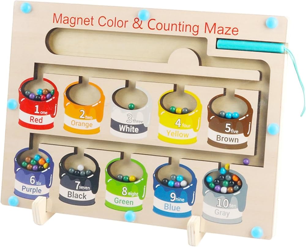 Color Matching Learning Counting Puzzle Board