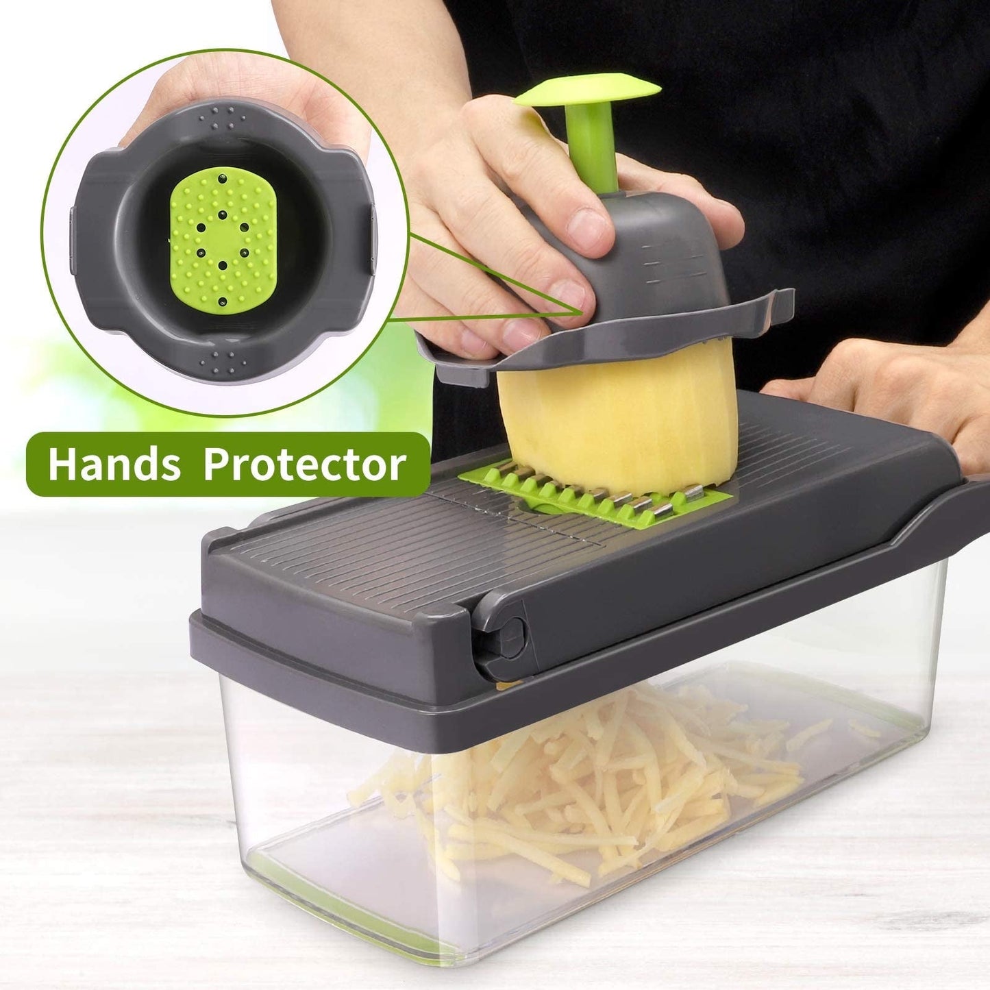 Multifunctional Vegetable Cutter Food Cutter Potato Cutter, Egg Separator Slicer - Medaid International