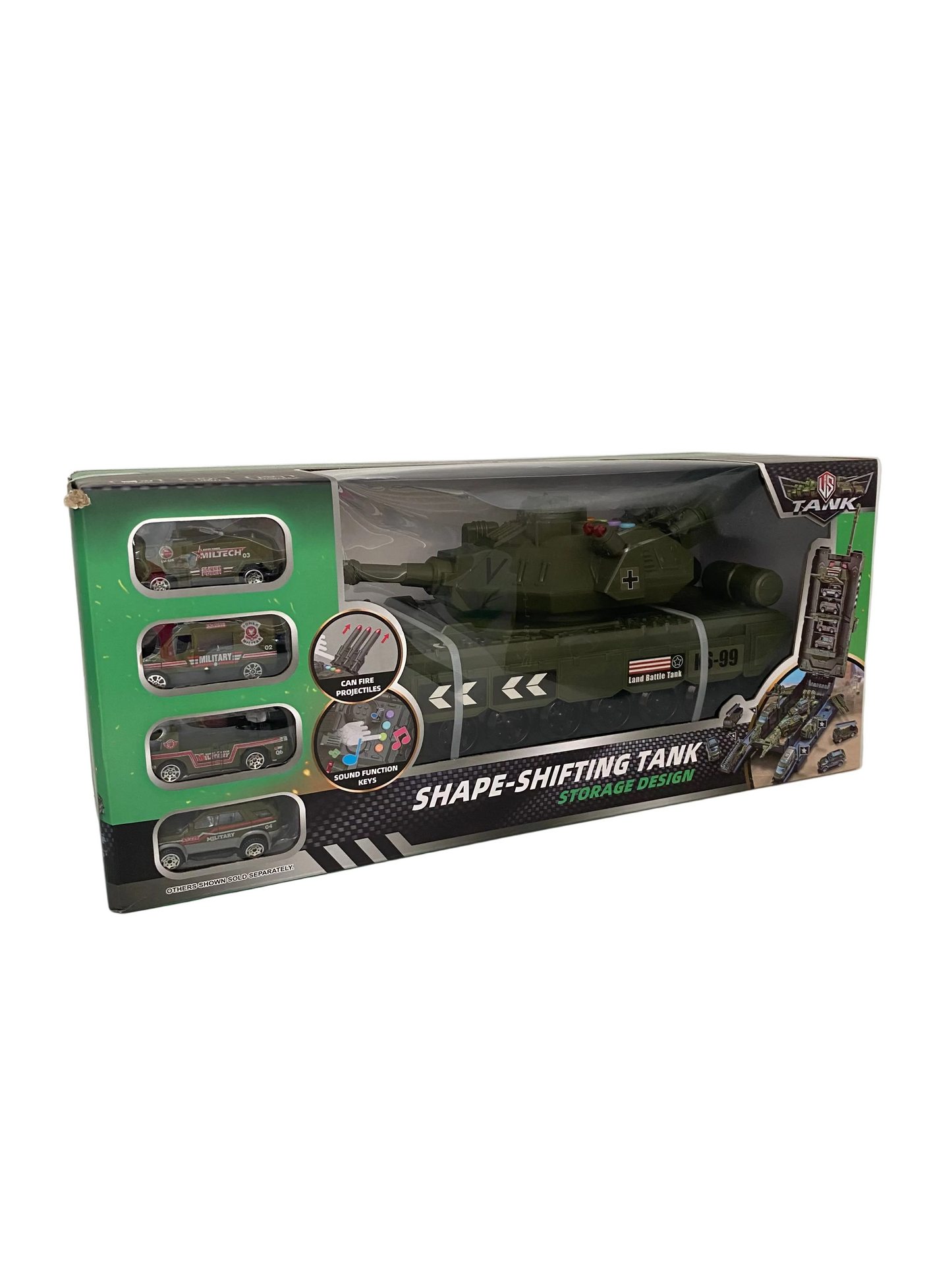 Transformer Army Tank With Light And Sound