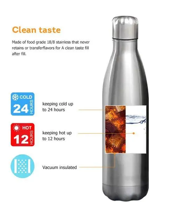 500 ML Stainless Steel Water Bottle