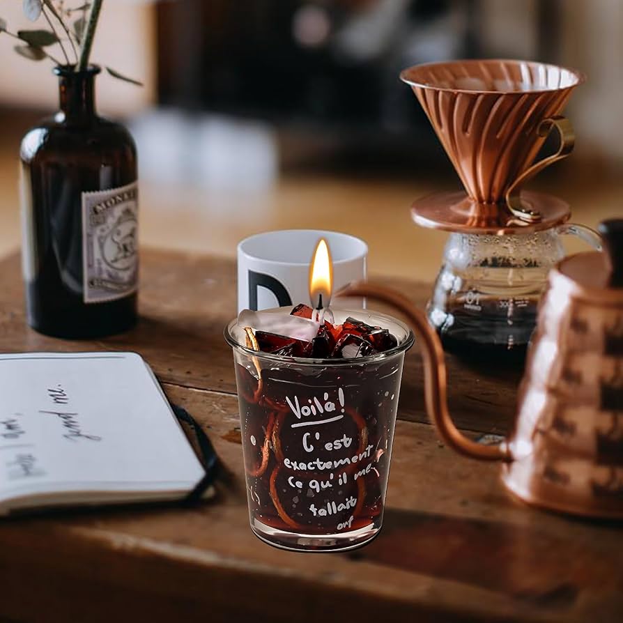 Decorative Scented Iced Lemon Tea Candle