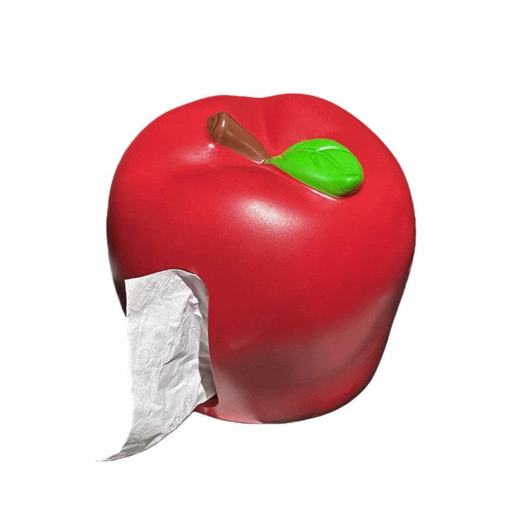 Realistic Apple  Fruit  Shaped Tissue Box Dispenser