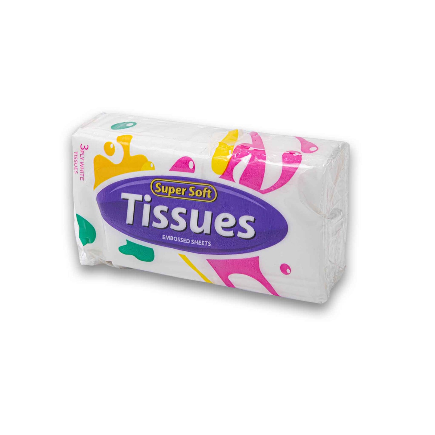 10x10 cm Super Soft Pocket 3 Ply White Tissues (10 Pcs)