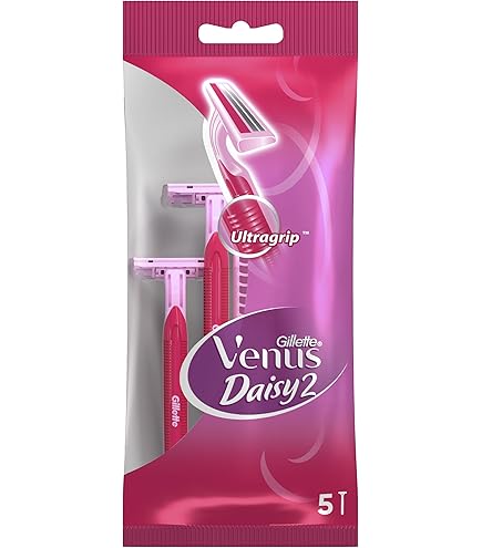 Gillette Blue 2 Plus Razor Blades For Women- 5 Blades, Pink