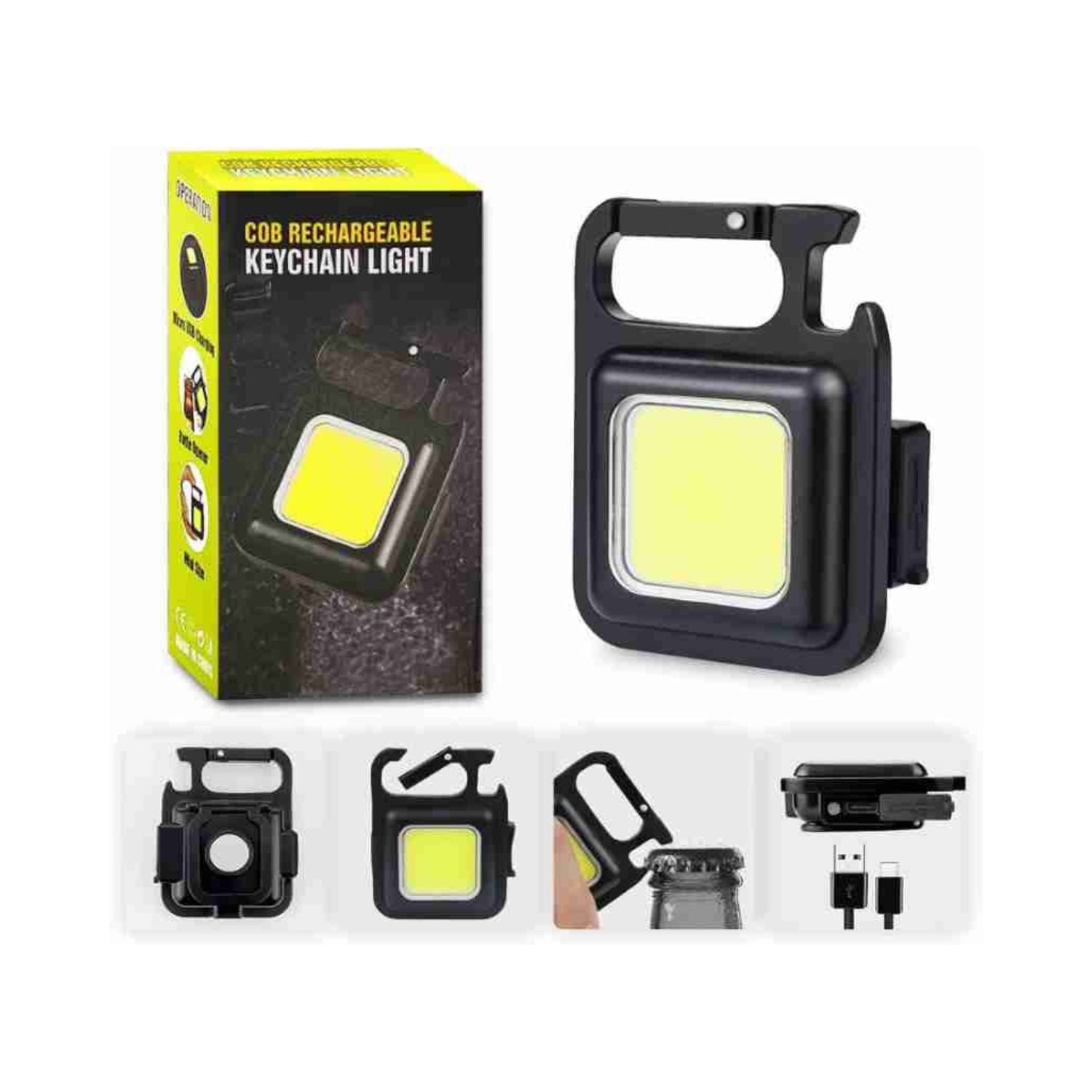 Mini Usb Rechargeable Keychain Flashlight - Medaid International