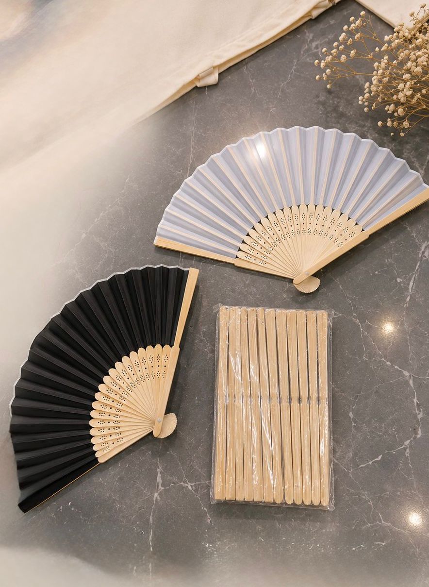 Bamboo Handheld Fan