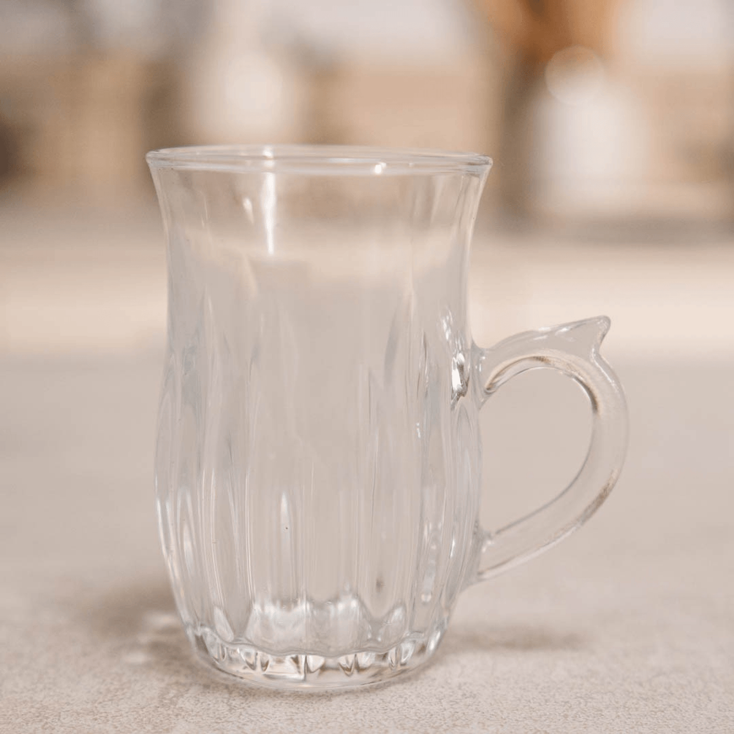 Set Of 6 Pcs Glass Tea Cups