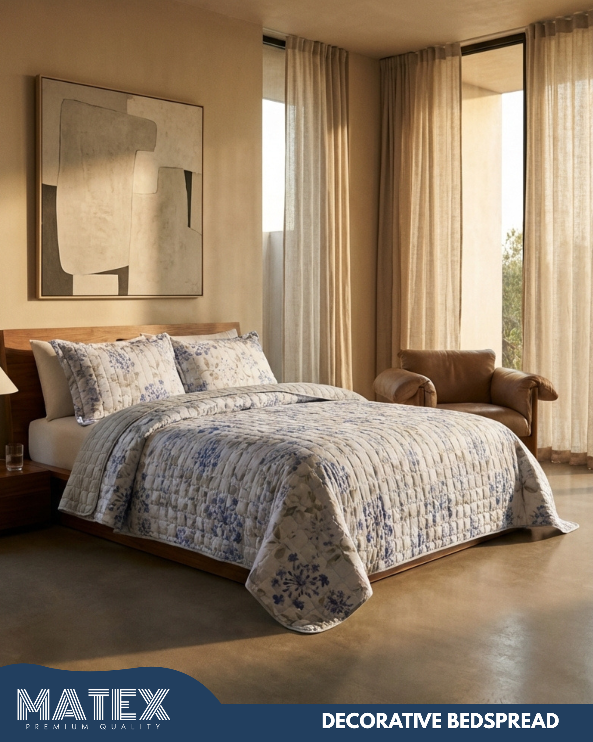 Double size BlueFall Bedspread (4pcs)