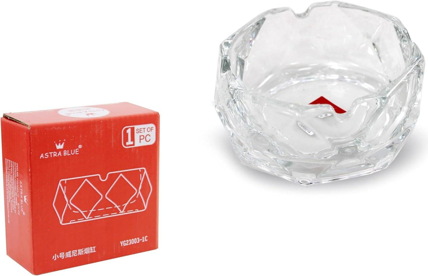 Glass Round Ashtray