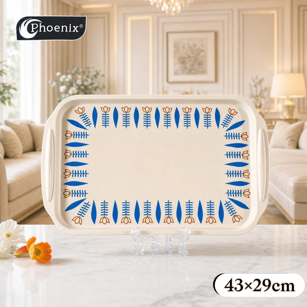 Phoenix, Rectangular Melamine Tray