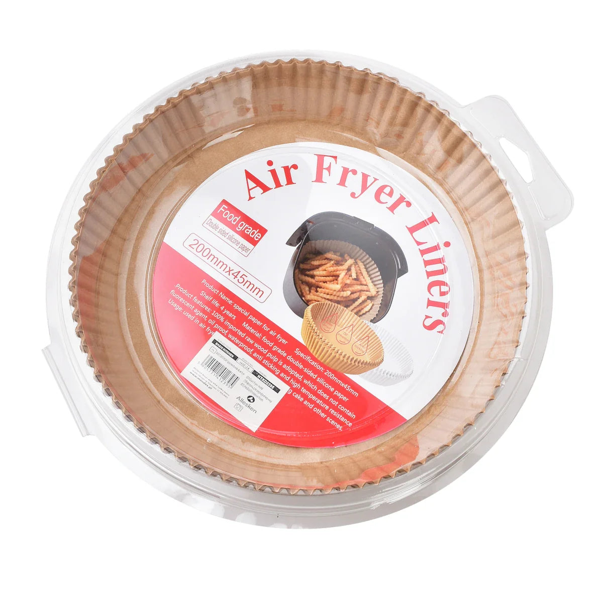 50 Pcs Double Sided Silicone Air Fryer Paper