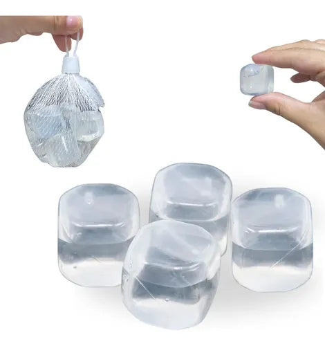 15 Pcs White  Ice Cubes Set