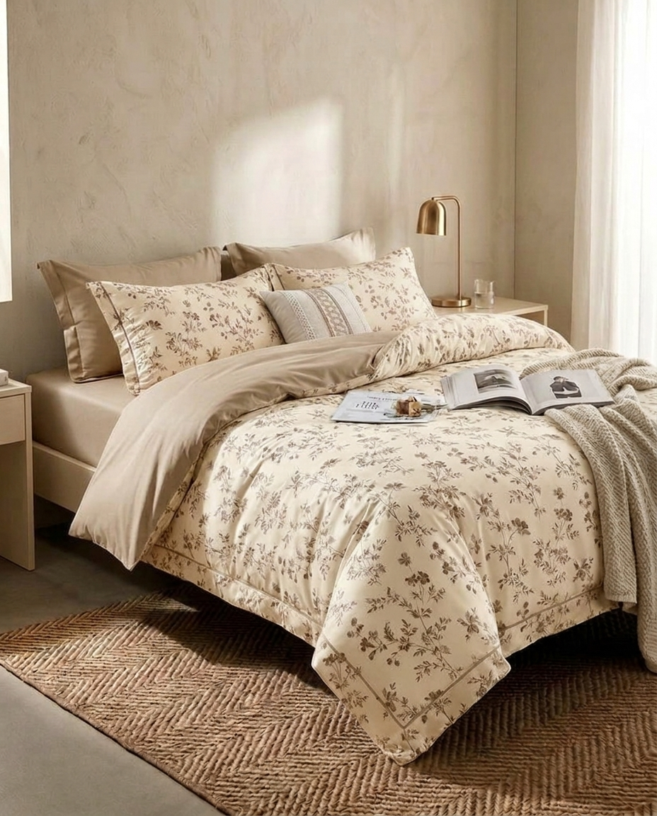 King Size Maison Fleur Bed Set Cotton-300TC