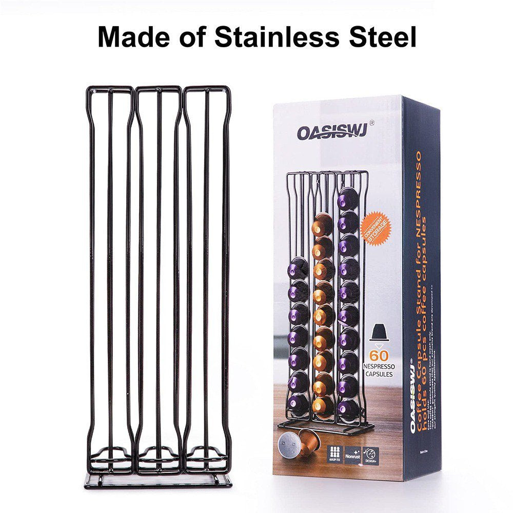 Nespresso 60 Capsules Holder – Black