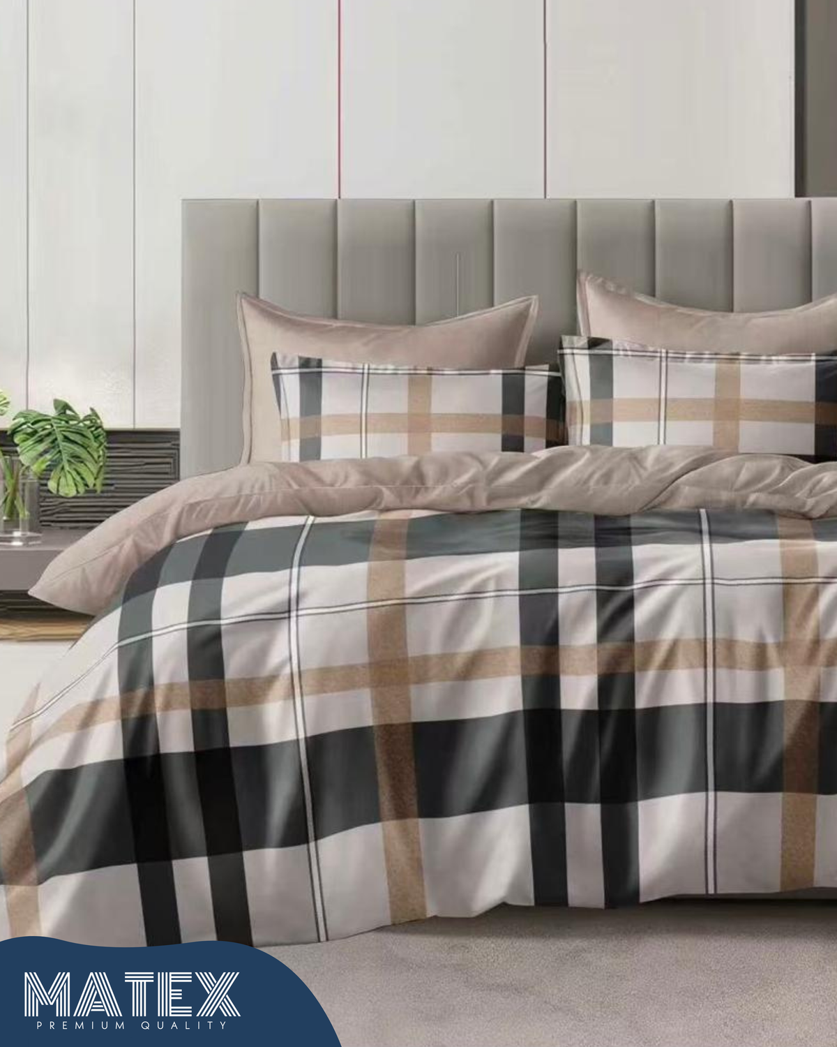CrossBeige UltraSoft Bed set