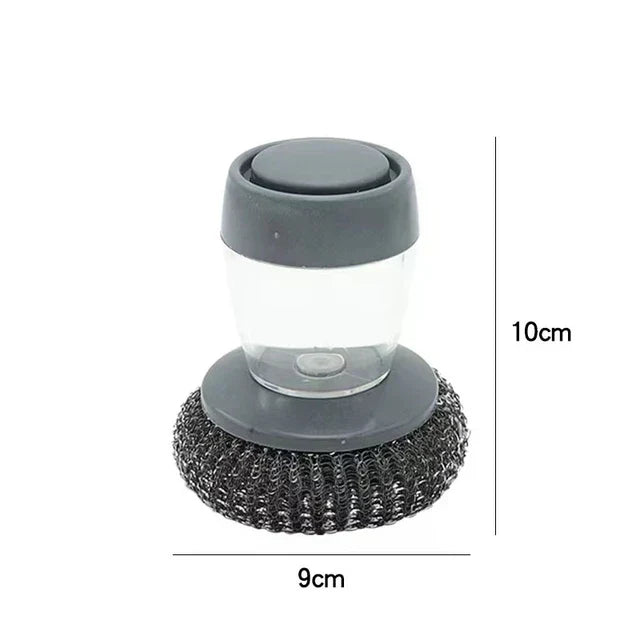 Soap Dispensing Dishwashing Brush Kitchen Cleaning - Medaid International