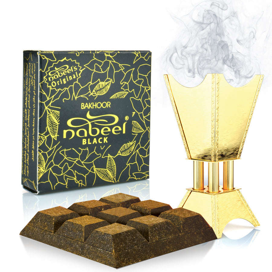 Bakhoor Nabeel Black - 40gm