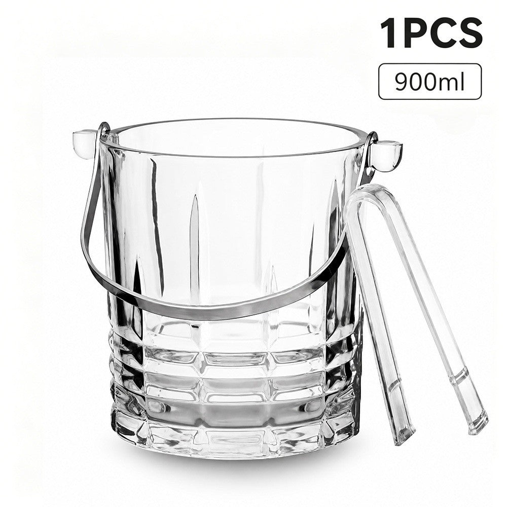 Crystal Ice Box With Tong