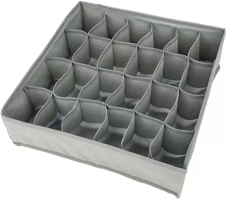 24-Grids Socks & Underwear Drawer Organizer Divider